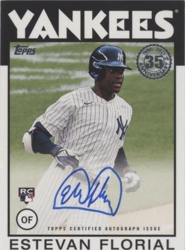 2021 Topps Update Series - Estevan Florial #86B-EF