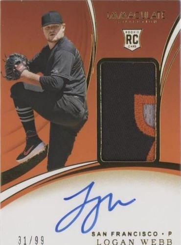 2020 Panini Immaculate Collection - Logan Webb #131