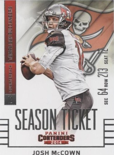 2014 Panini Contenders Josh McCown #22