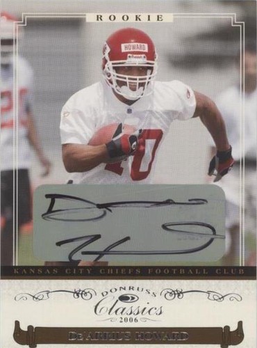 2006 Donruss Classics De'arrius Howard #168