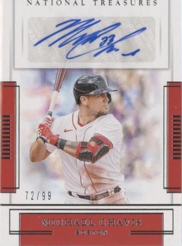 2020 Panini National Treasures - Michael Chavis #S-MC