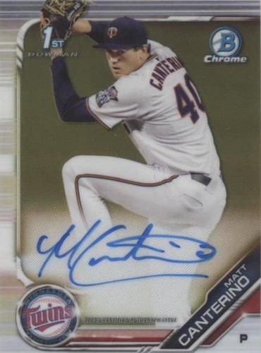 2019 Bowman Draft - Matt Canterino #CDA-MC