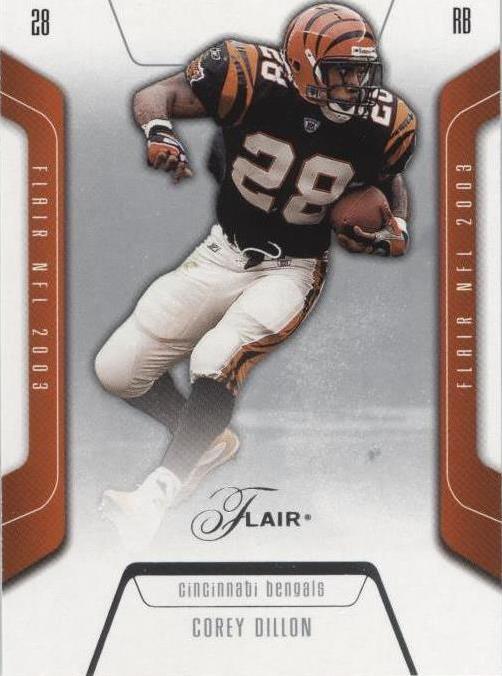 2003 Flair Corey Dillon #43