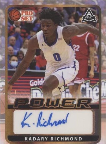 2021-22 Leaf Pro Set Power - Kadary Richmond #BA-KR1