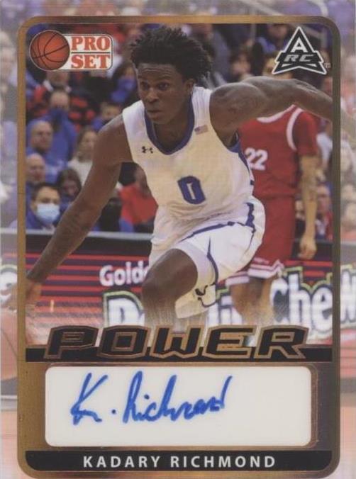 2021-22 Leaf Pro Set Power - Kadary Richmond #BA-KR1