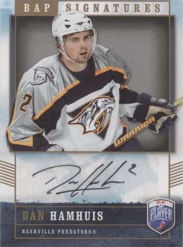 2006-07 Upper Deck Be a Player - Dan Hamhuis #DA