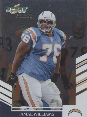 2007 Score Select Jamal Williams #287