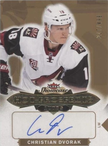 2016-17 Upper Deck Fleer Showcase - Christian Dvorak #162