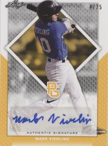 2016 Leaf Perfect Game National Showcase - Mark Vierling #BA-131