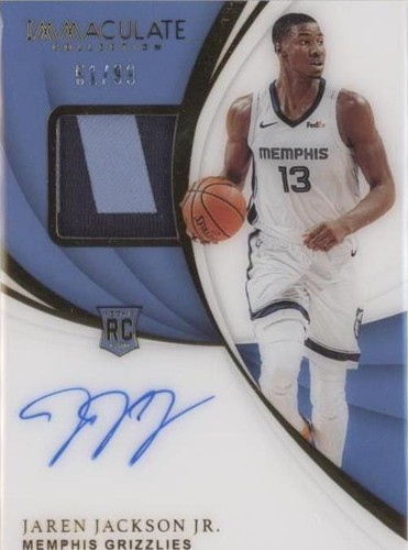 2018-19 Panini Immaculate Collection - Jaren Jackson Jr. #113