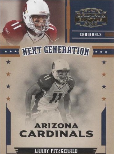 2005 Donruss Gridiron Gear Larry Fitzgerald #NG-7