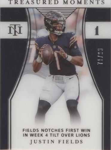 2021 Panini National Treasures Justin Fields #TM-JF