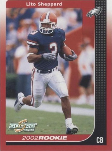 2002 Score Lito Sheppard #319