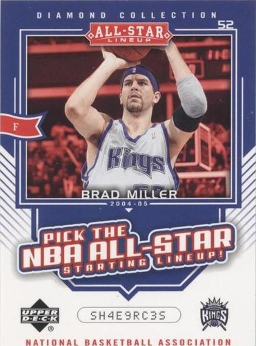 2004-05 Upper Deck All-Star Lineup - Brad Miller #AS16
