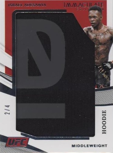 2023 Panini Immaculate Collection UFC - Israel Adesanya #JM-26