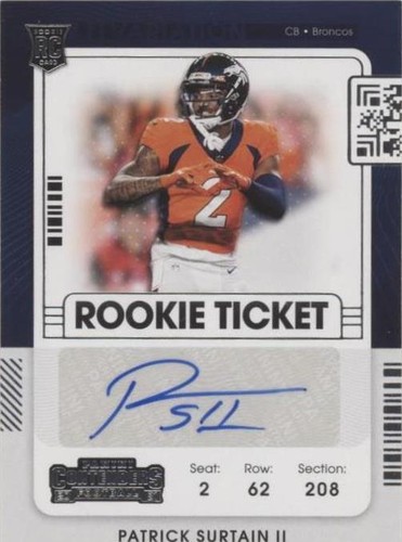 2021 Panini Contenders Patrick Surtain II #145