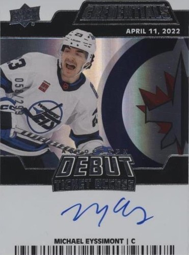 2022-23 Upper Deck Credentials - Michael Eyssimont #DTAA-ME