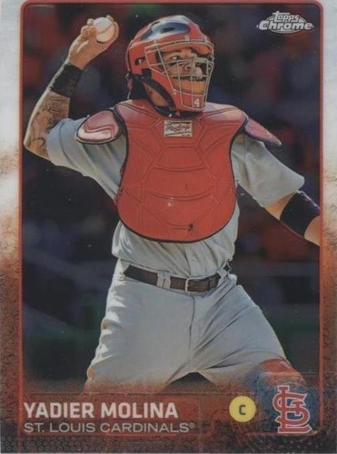 2015 Topps Chrome - Yadier Molina #25