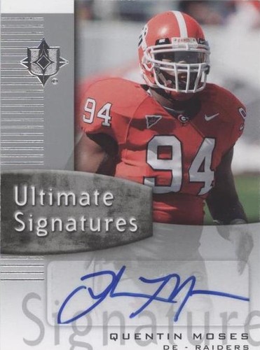 2007 Ultimate Collection Quentin Moses #US-QM