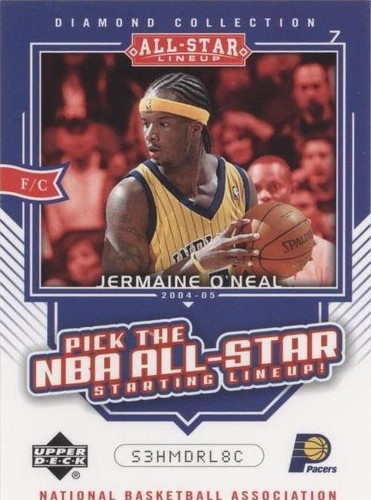 2004-05 Upper Deck All-Star Lineup - Jermaine O'Neal #AS13