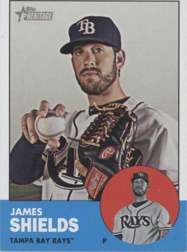 2012 Topps Heritage - James Shields #495