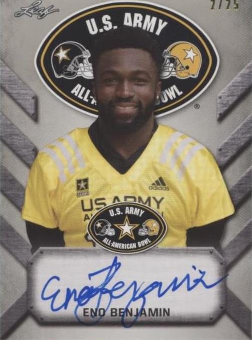 2017 Leaf Metal U.S. Army All-American Bowl Eno Benjamin #ATA-EB1