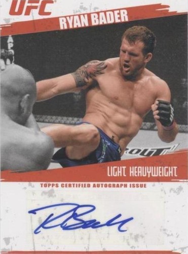2009 Topps UFC - Ryan Bader #FA-RB
