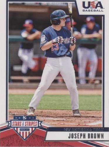 2019 Panini USA Baseball Stars & Stripes - Joseph Brown #61
