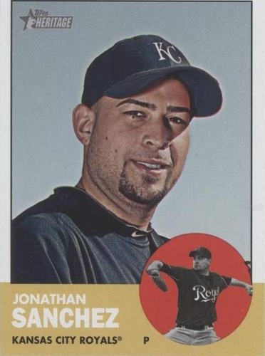 2012 Topps Heritage - Jonathan Sanchez #440