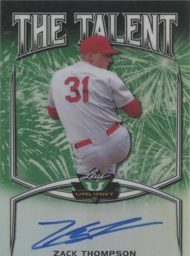 2019 Leaf Valiant - Zack Thompson #TT-ZT1