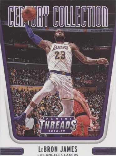 2018-19 Panini Threads - LeBron James #18