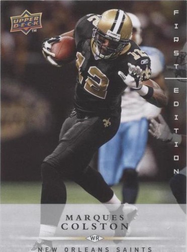 2008 Upper Deck First Edition Marques Colston #91
