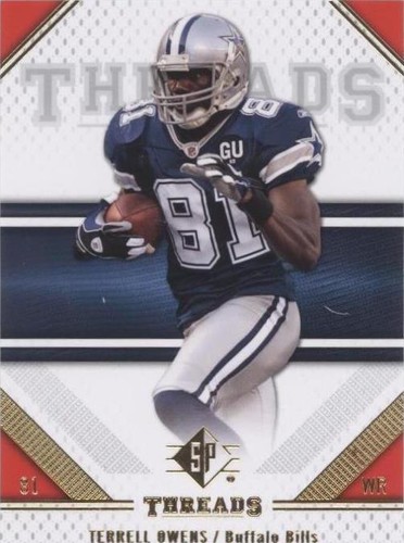 2009 SP Threads Terrell Owens #91