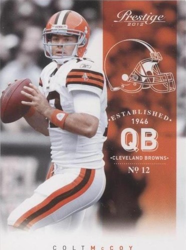2012 Playoff Prestige Colt McCoy #43