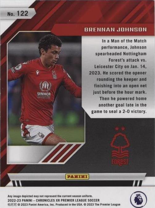 2022-23 Panini Chronicles Brennan Johnson #122