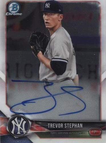 2018 Bowman Chrome - Trevor Stephan #BCPA-TS