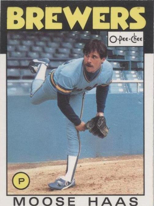 1986 O-Pee-Chee - Moose Haas #9