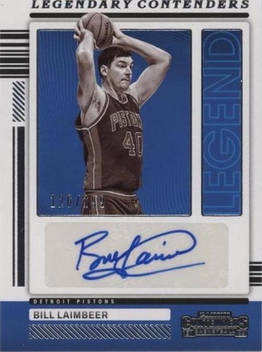 2021-22 Panini Contenders - Bill Laimbeer #LC-BLB