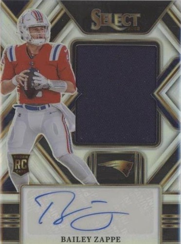 2022 Panini Select Bailey Zappe #JRS-BZ