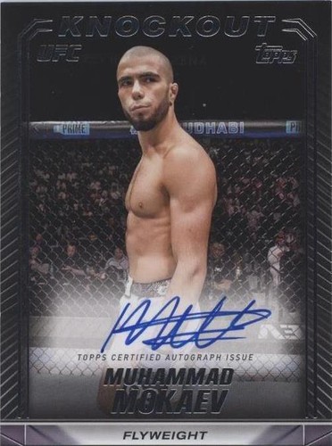 2024 Topps UFC Knockout - Muhammad Mokaev #KNA-MMV