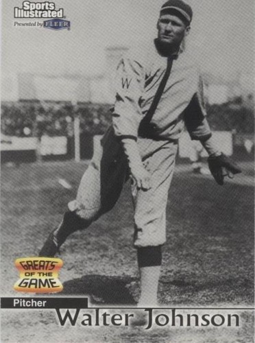 1999 Fleer Sports Illustrated Greats of the Game - Walter Johnson #70