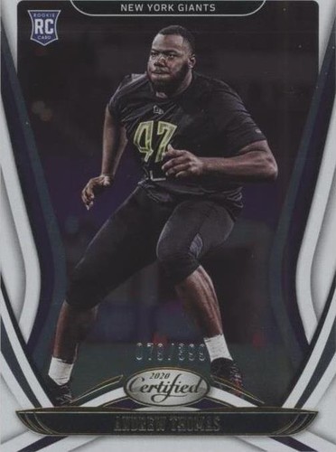 2020 Panini Certified Andrew Thomas #144
