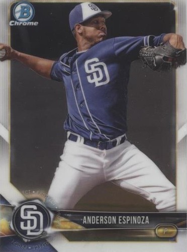 2018 Bowman Chrome - Anderson Espinoza #BCP220