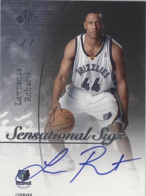 2005-06 SP Authentic - Lawrence Roberts #SS-LR