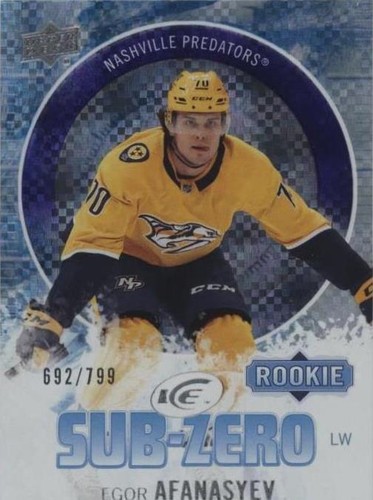 2023-24 Upper Deck Ice - Egor Afanasyev #SZ-39