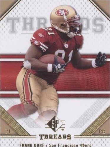 2009 SP Threads Frank Gore #38