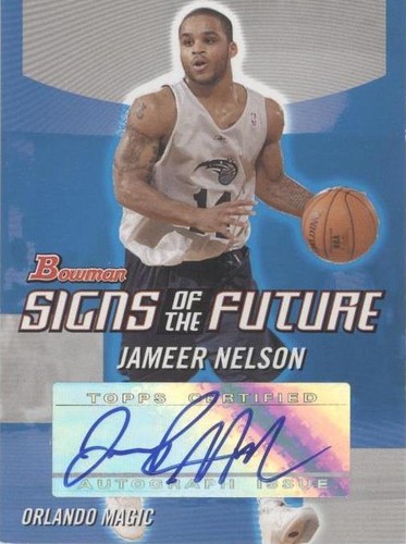 2004-05 Bowman Draft Picks & Prospects - Jameer Nelson #SOF-JN