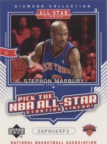 2004-05 Upper Deck All-Star Lineup - Stephon Marbury #AS19