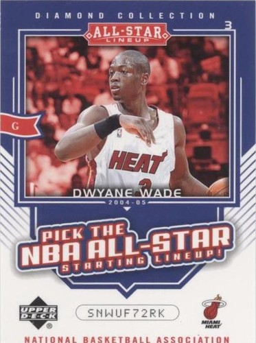 ウェイド、heat、ルーキーカード、アッパーディック、spx Amazon.com: 2003-04 Upper Deck Star Rookie - Dwyane Wade