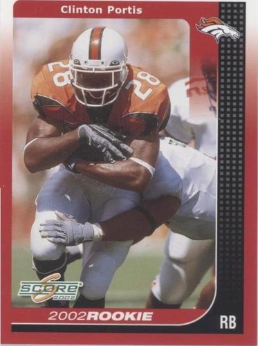 2002 Score Clinton Portis #263